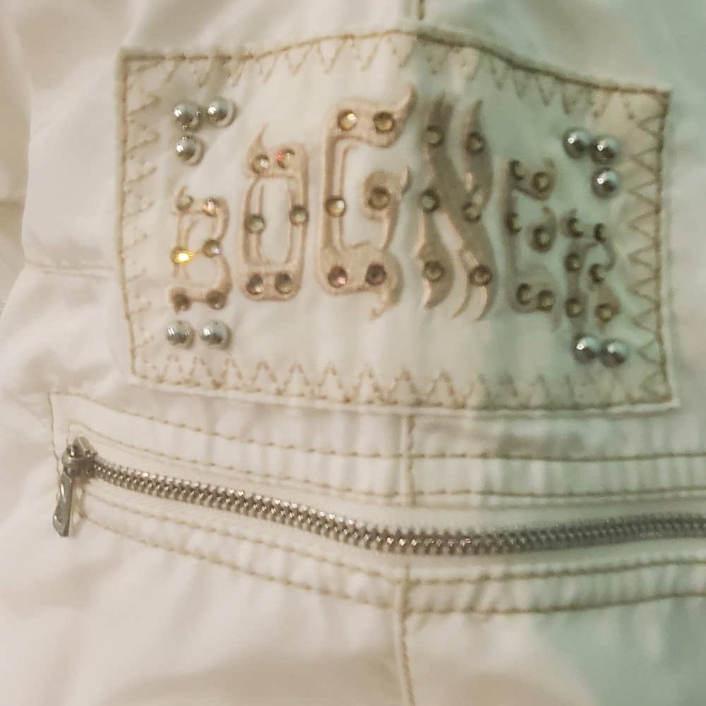 Bogner Women Blingy Ski Pants size 6.  Off White